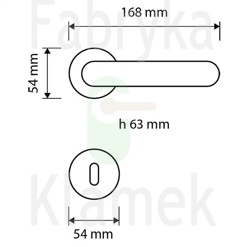 Klamka Elika Crystal